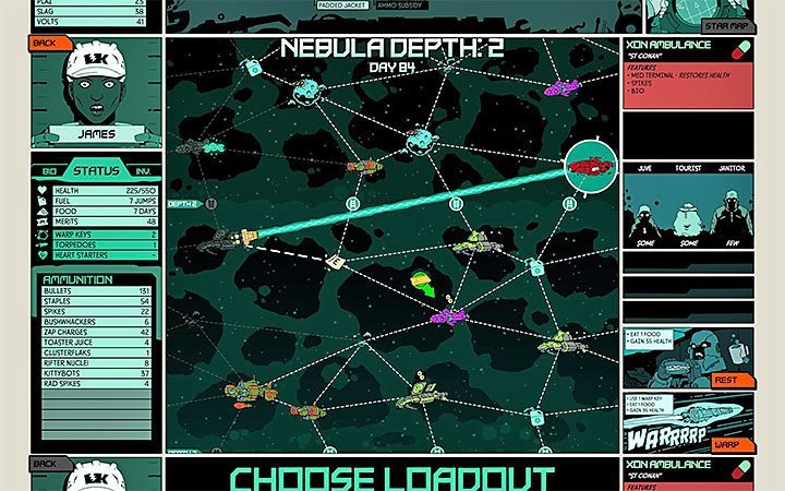 Standardschiff ist S - Nebula Exploration in Void Bastards - Spielgrundlagen - Void Bastards Guide and Tips