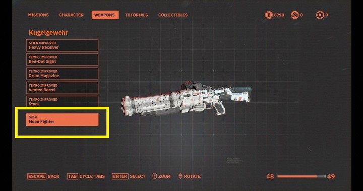 Sie können die Farbe jeder Waffe ändern - Waffen-Upgrades im Wolfenstein Youngblood - Basics - Wolfenstein Youngblood Guide
