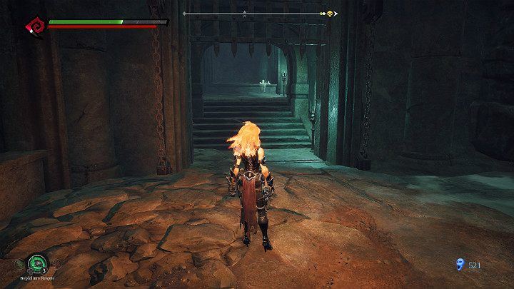 Betreten Sie den Korridor, der sich rechts vom Eingang zur Kammer befindet - Hollows - Catacombs | Komplettlösung für Darksiders 3 - Komplettlösung - Darksiders 3 - Anleitung