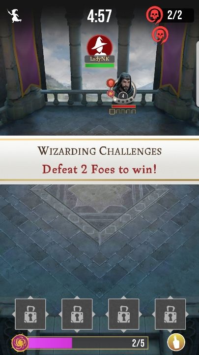 Alle Phasen müssen in fünf Minuten abgeschlossen sein - Wie man in Festungen kämpft Harry Potter Wizards Unite - Standorte - Harry Potter Wizards Unite Guide