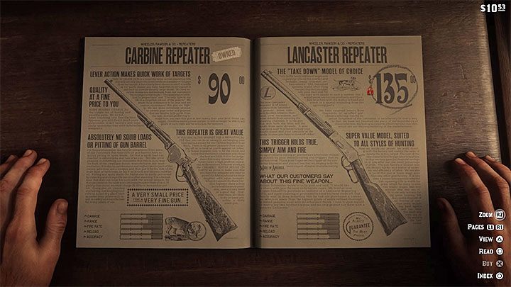 Nach unserer Meinung sind Repeater-Karabiner die interessanteste Option für die meisten Kämpfe im Spiel - Die besten Waffen in Red Dead Redemption 2 - Grundlegendes zum Spiel - Red Dead Redemption 2 Guide