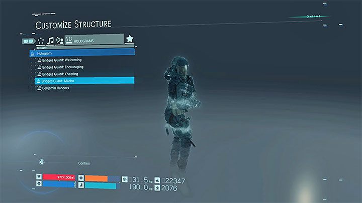 Du kannst einstellen - Wie erstelle ich Hologramme in Death Stranding? - Multiplayer und soziale Elemente - Death Stranding Guide