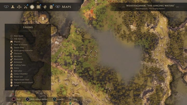 In der Mitte der Karte finden Sie einen Miniboss - Orte legendärer Gegenstände in GreedFall - Geheimnisse und zusätzliche Aktivitäten - GreedFall Guide