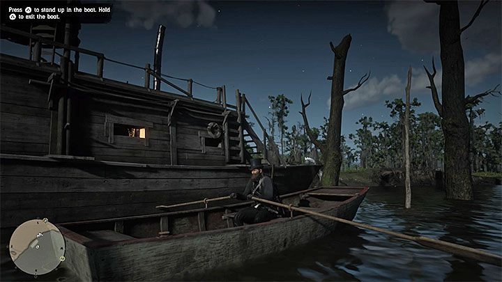 Sie können das Hausboot nicht bewegen, aber das interaktive Boot ist dahinter versteckt (Bild oben) - Wo finde ich das Boot in RDR2? - FAQ - Red Dead Redemption 2 Anleitung