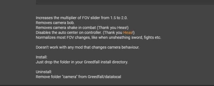 Jede der Mods auf dieser Site hat ihre eigenen Anweisungen - Wie installiere ich Mods für GreedFall? - Mods - GreedFall Guide