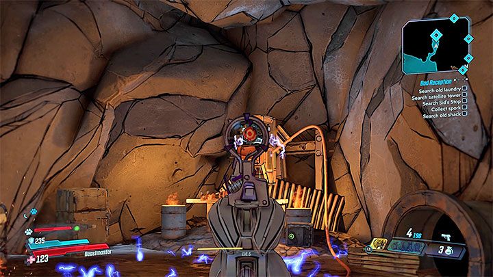 In Sparks Cave stößt du auf ein neues Problem - eine elektrische Falle - Pandora | Borderlands 3 Side Quest - Nebenmissionen - Borderlands 3 Guide