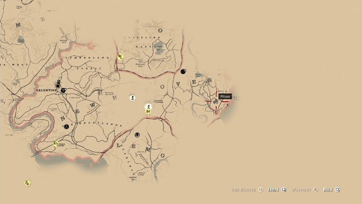 Die letzte Karte befindet sich im Osten - Die Schatzsuche auf der Giftstraße in Red Dead Redemption 2 - Geheimnisse und Sammlerstücke - Red Dead Redemption 2 Guide