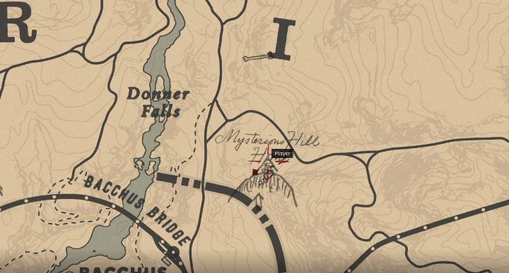Das Grab befindet sich auf einem Berg westlich von Donner Falls - Gräber in Red Dead Redemption 2 - Geheimnisse und Sammlerstücke - Red Dead Redemption 2 Guide