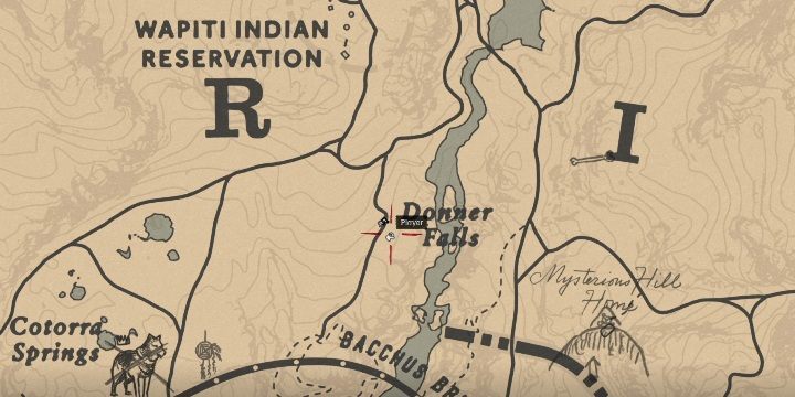 Das Grab befindet sich auf einem Berg östlich von Donner Falls - Gräber in Red Dead Redemption 2 - Geheimnisse und Sammlerstücke - Red Dead Redemption 2 Guide