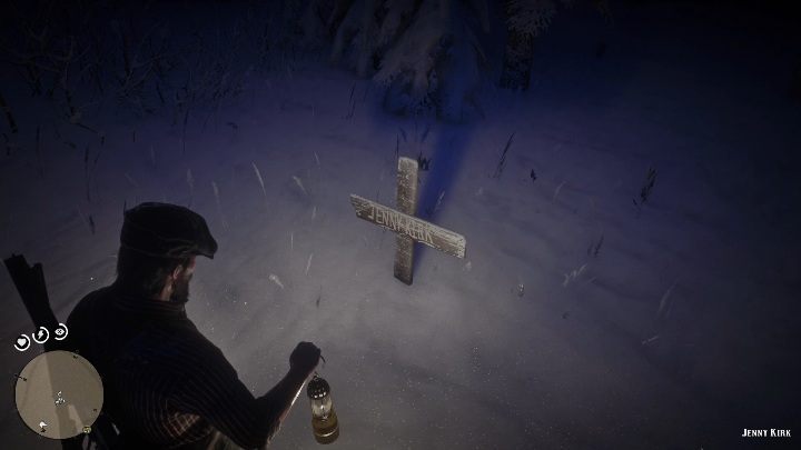 Das Grab von Jenny Kirk ist in der Show bedeckt - Graves in Red Dead Redemption 2 - Geheimnisse und Sammlerstücke - Red Dead Redemption 2 Guide