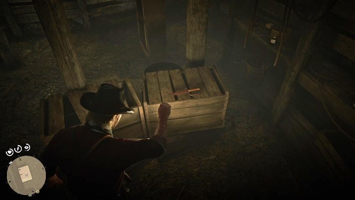 Dies ist derselbe Keller, in dem Sie den Bürgerkriegshut finden - Einzigartige Gegenstände Red Dead Redemption 2 - Geheimnisse und Sammlerstücke - Red Dead Redemption 2 Guide