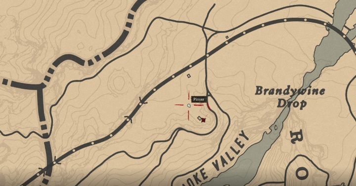 Der Meteorit befindet sich nördlich von Annesburg in der Nähe des Roanoke-Tals. - Einzigartige Gegenstände Red Dead Redemption 2 - Geheimnisse und Sammlerstücke - Red Dead Redemption 2 Guide
