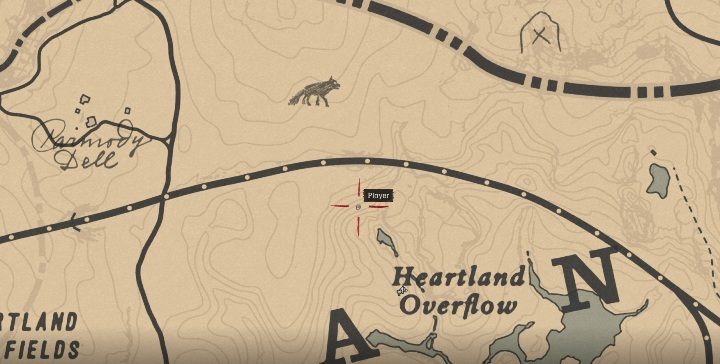 Dieser Gegenstand befindet sich östlich von Annesburg in der Nähe von Three Sisters - Einzigartige Gegenstände Red Dead Redemption 2 - Geheimnisse und Sammlerstücke - Red Dead Redemption 2 Guide