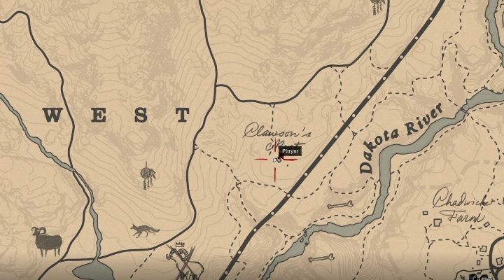 Der Nevada Hat befindet sich im südlichen Teil von Ambarion, zwischen Whinyard und Grannite Pass. - Einzigartige Gegenstände Red Dead Redemption 2 - Geheimnisse und Sammlerstücke - Red Dead Redemption 2 Guide