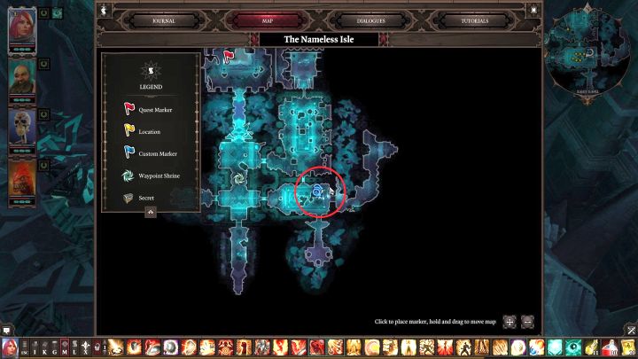 Lage des Raumes auf der Karte ... - Namenlose Insel puzzle | Rätsel und Geheimnisse - Rätsel und Geheimnisse - Divinity: Original Sin II Game Guide