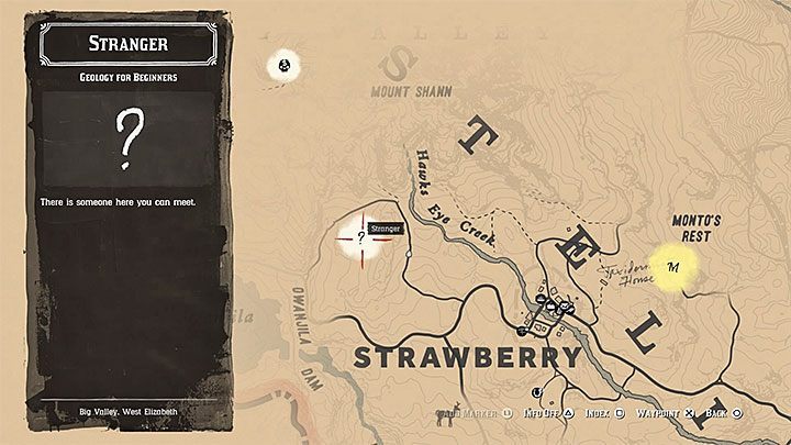Diese Mission beginnt westlich der Stadt Strawberry - Kleine Nebenquests und fremde Quests in Red Dead Redemeption 2 - Nebenquests - Red Dead Redemption 2 Guide