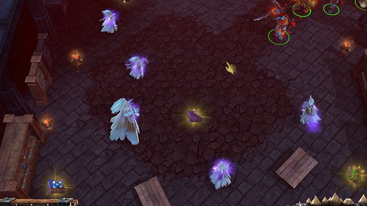 Geister bewachen zahlreiche Artefakte in der vergessenen Bibliothek. - Die Feuer unten | Warcraft III Reforged Walkthrough - Prolog - Warcraft III Reforged Guide