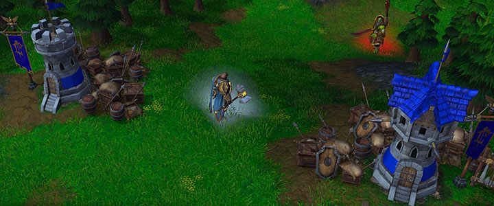 Der Blademaster ist kein einfacher Gegner, aber er wird es nicht wagen, Ihre Basis persönlich anzugreifen. - Blackrock and Roll | Warcraft III Reforged Walkthrough - Human Campaign - Warcraft III Reforged Guide