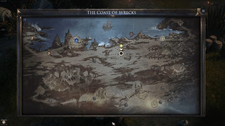 Jede Karte besteht aus mehreren Orten - Karte in Wolcen - Grundlagen - Wolcen Lords of Mayhem Guide