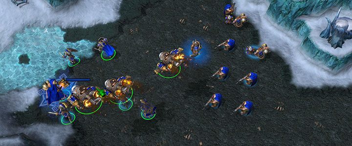 Die Flugmaschine wird hauptsächlich zur Aufklärung und zum Kampf gegen feindliche Lufteinheiten eingesetzt. Nach dem Upgrade kann es Bodenziele angreifen. - Die Ufer von Nordend | Warcraft III Reforged Walkthrough - Human Campaign - Warcraft III Reforged Guide