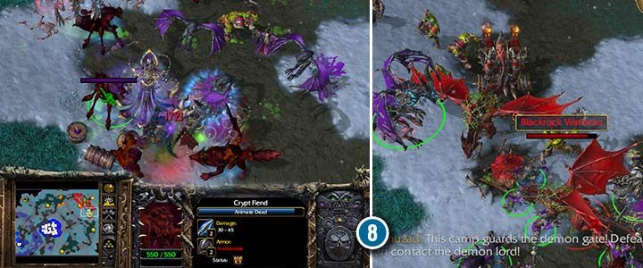 Die Auferstehung ist eine mächtige Fähigkeit von Arthas, mit der Sie Ihre Armee während eines Angriffs stärken können. Schützen Sie Ihre fliegenden Einheiten und Ihre Crypt Fiends, denn ohne deren Hilfe werden Sie nicht mit den Roten Drachen umgehen können. - Blackrock & Roll, auch | Warcraft III Reforged Walkthrough - Kampagne für Untote - Warcraft III Reforged Guide