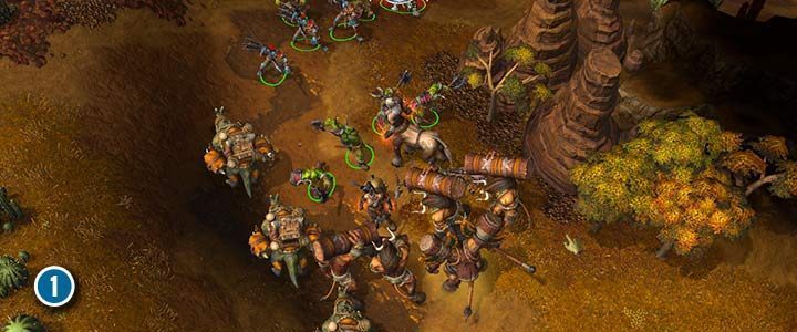 Zentauren werden von Zeit zu Zeit Gruppen von Kriegern gegen Karawanen schicken. Wenn die taurischen Streitkräfte die Bedrohung nicht bewältigen können, zögern Sie nicht, ihnen im Kampf gegen den Feind zu helfen. - Der lange Marsch | Warcraft III Reforged Walkthrough - Ork-Kampagne - Warcraft III Reforged Guide