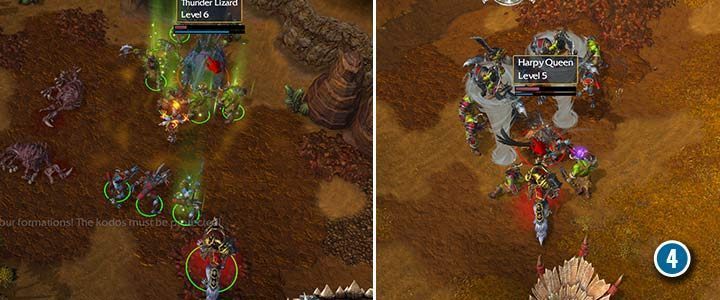 Heilzauber sind ein großartiges Werkzeug, um Truppengruppen zu heilen, und Sie können sie während des Kampfes einsetzen. Die Tiere in der Nähe haben wertvolle Gegenstände für Ihren Helden. Die Fahrer werden nützlich sein, um Gebäude zu zerstören und fliegende Einheiten zu fangen. - Der lange Marsch | Warcraft III Reforged Walkthrough - Ork-Kampagne - Warcraft III Reforged Guide