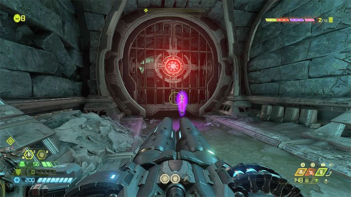 Jede Arena ist zunächst geschlossen und Sie müssen einen Schlüssel finden, um darauf zugreifen zu können - Doom Eternal: Slayer Gates - was sind sie? - Sammlerstücke und Erkundungen - Doom Eternal Guide
