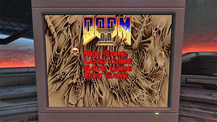 Um Datei 2 - Doom 2 freizuschalten, müssen Sie das richtige Passwort eingeben - FLYNNTAGGART - Doom Eternal: Ein PC in der Festung des Schicksals - warum ist es dort? - Kampagne - Doom Eternal Guide