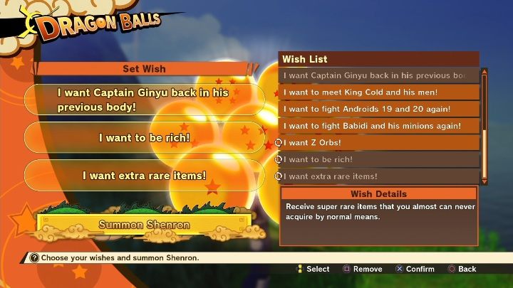 Nachdem Sie alle Bälle gesammelt haben, können Sie sich wünschen - Nebenmissionen im Zusammenhang mit der Wiederbelebung von Feinden in DBZ Kakarot - Nebenmissionen - Dragon Ball Z Kakarot Guide