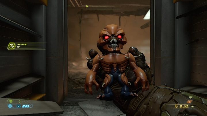 Sie finden die IMP-Puppe hinter dem Aufzugsschacht - Doom Eternal: Hell on Earth Geheimnisse Karten und Ort - Sammlerstücke und Geheimnisse - Doom Eternal Guide