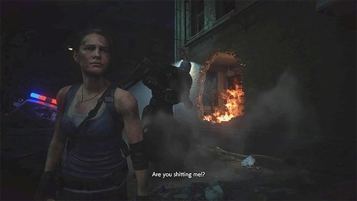 Variante 2 - Begegnungen mit Nemesis während der Erkundung von Raccoon City - Resident Evil 3: Nemesis - der Hauptboss, Feind - Grundlagen - Resident Evil 3 Guide