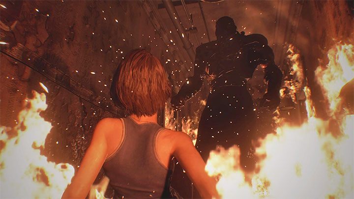 Variante 1 - Obligatorische Fluchtszenen in vorgegebenen Handlungsmomenten - Resident Evil 3: Nemesis - der Hauptboss, Feind - Grundlagen - Resident Evil 3 Guide
