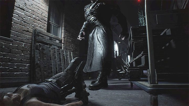 Nachdem Sie sich von Nemesis entfernt haben, kann er seine Tentakel abschießen - Resident Evil 3: Nemesis - der Hauptboss, Feind - Grundlagen - Resident Evil 3 Guide