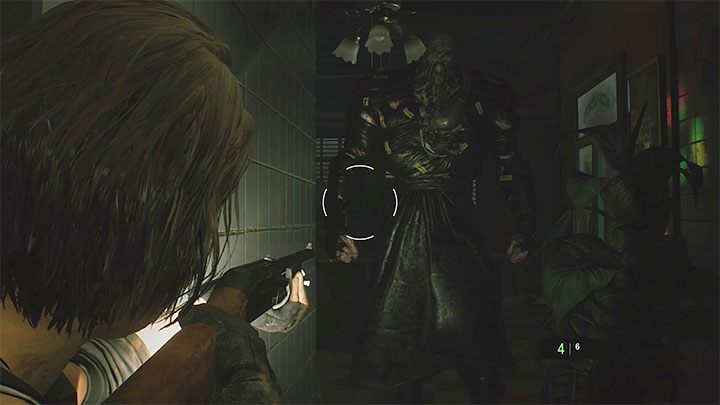 Nein, Nemesis betritt die Speicherräume nicht mit e - Resident Evil 3: Nemesis - der Hauptboss, Feind - Grundlagen - Resident Evil 3 Guide