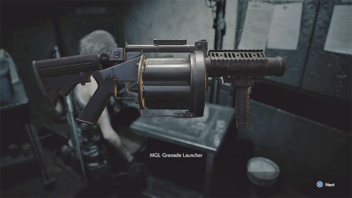 Der Granatwerfer liegt auf einem der Tische und benötigt 2 freie Plätze im Inventar - Resident Evil 3: MGL Grenade Launcher - wo ist er zu finden? - Waffen - Resident Evil 3 Guide