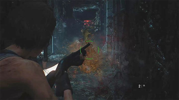 Gegen Spinnen funktioniert die Schrotflinte am besten - Resident Evil 3: Walkthrough für Unterstationen - Walkthrough für Storys - Resident Evil 3 Guide