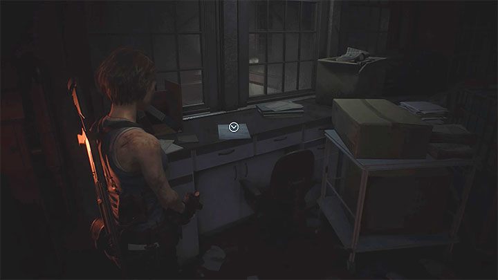 Das Dokument befindet sich im ersten Stock des Umspannwerks im Kontrollraum, wo sich auch die Schreibmaschine befindet. - Resident Evil 3: Geheimnisse der U-Bahn-Unterstation, Sammlerstücke - Sammlerstücke und Geheimnisse - Resident Evil 3-Leitfaden