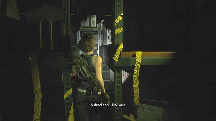 Fahren Sie weiter geradeaus - Warehouse Puzzle - Puzzle Solutions - Resident Evil 3 Guide