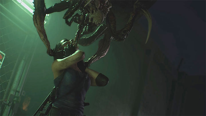Jill kann sich mit dem Parasiten durch einen Drain Deimos infizieren - Resident Evil 3: Parasite - wie kann man ihn loswerden? - FAQ - Resident Evil 3 Guide
