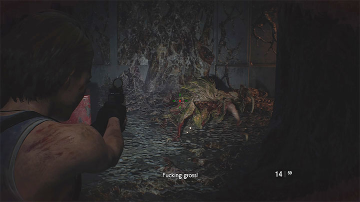 Die erste Infektion tritt auf, wenn Sie den Bereich mit Generatoren betreten - nachdem Sie das Tor mit dem Dietrich geöffnet haben - Resident Evil 3: Parasite - wie können Sie ihn loswerden? - FAQ - Resident Evil 3 Guide