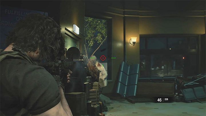 Einige Zombies werden versuchen, mit der verletzten Jill - Resident Evil 3: Krankenhaus - Carlos - Komplettlösung - Story - Komplettlösung - Resident Evil 3 - Leitfaden in den Raum einzudringen