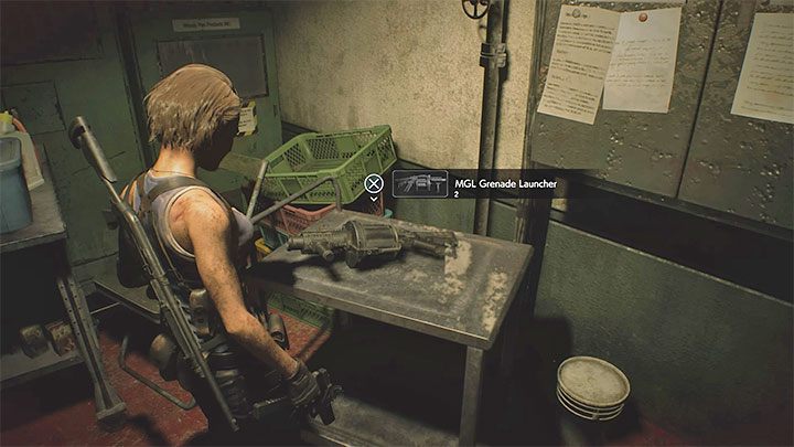 Der Granatwerfer befindet sich im Süden - Resident Evil 3: Geheimnisse der Kanalisation, Sammlerstücke - Sammlerstücke und Geheimnisse - Resident Evil 3 Guide