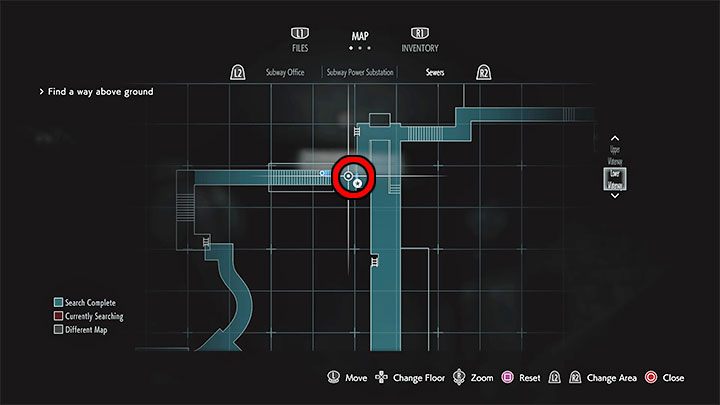 Die Statue befindet sich auf dem Weg zum Ausgang der Kanalisation - Resident Evil 3: Geheimnisse der Kanalisation, Sammlerstücke - Sammlerstücke und Geheimnisse - Resident Evil 3 Guide