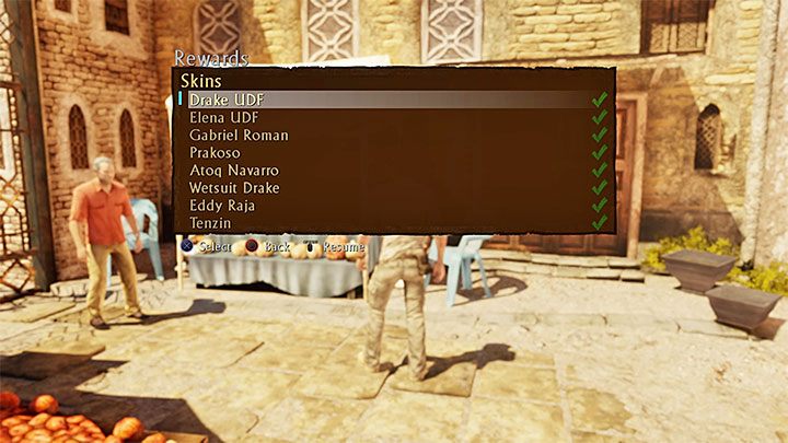 Im Laufe des Spiels werden neue Skins für den von Ihnen kontrollierten Charakter freigeschaltet - Uncharted 3 Drakes Deception Guide