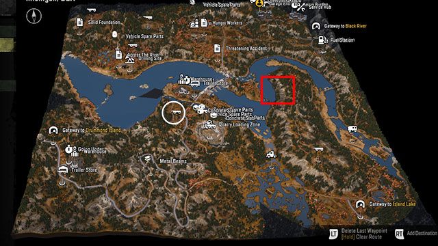 2 - SnowRunner: Smithville Dam Karte von versteckten Teilen, Fahrzeugen - Karten - SnowRunner Guide