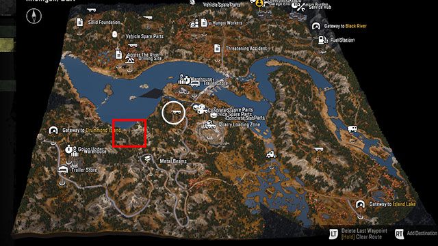 5 - SnowRunner: Smithville Dam Karte von versteckten Teilen, Fahrzeugen - Karten - SnowRunner Guide