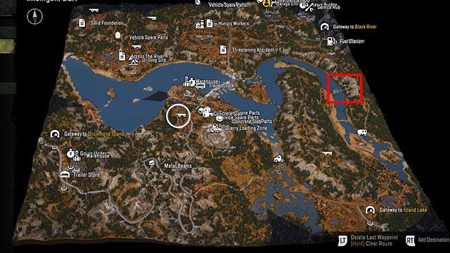 8 - SnowRunner: Smithville Dam Karte von versteckten Teilen, Fahrzeugen - Karten - SnowRunner Guide