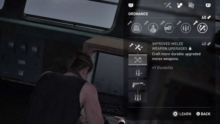 Abby, der spielbare Charakter im späteren Teil des Spiels, kann auch Waffen reparieren - The Last of Us 2: Nahkampfwaffen - sind sie unzerstörbar? - Kampf - Der Letzte von uns 2 Leitfaden
