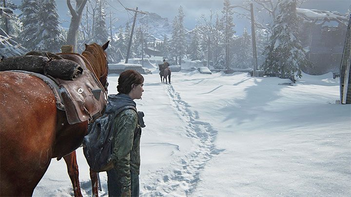 Verwenden Sie Triangle, um auf ein Pferd zu springen und von ihm abzusteigen - The Last of Us 2: Steuerung PS4 - Anhang - The Last of Us 2 Guide
